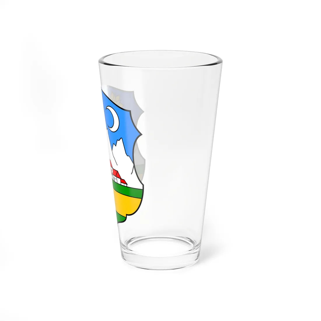 Svečani grb Ravne Gore (Croatia) (Coat of Arms) Pint Glass 16oz - Go Mug Yourself