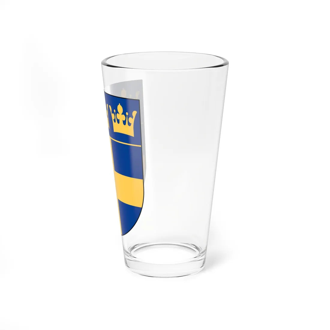 Svenska Försvarsutbildningsförbundet vapen (Sweden) (Coat of Arms) Pint Glass 16oz - Go Mug Yourself