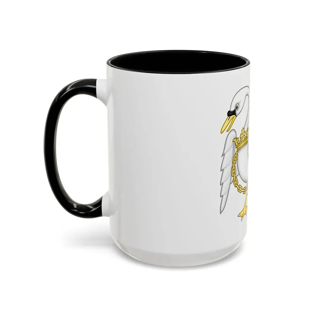 Swan Badge of Henry IV & V - Accent Coffee Mug - Go Mug Yourself