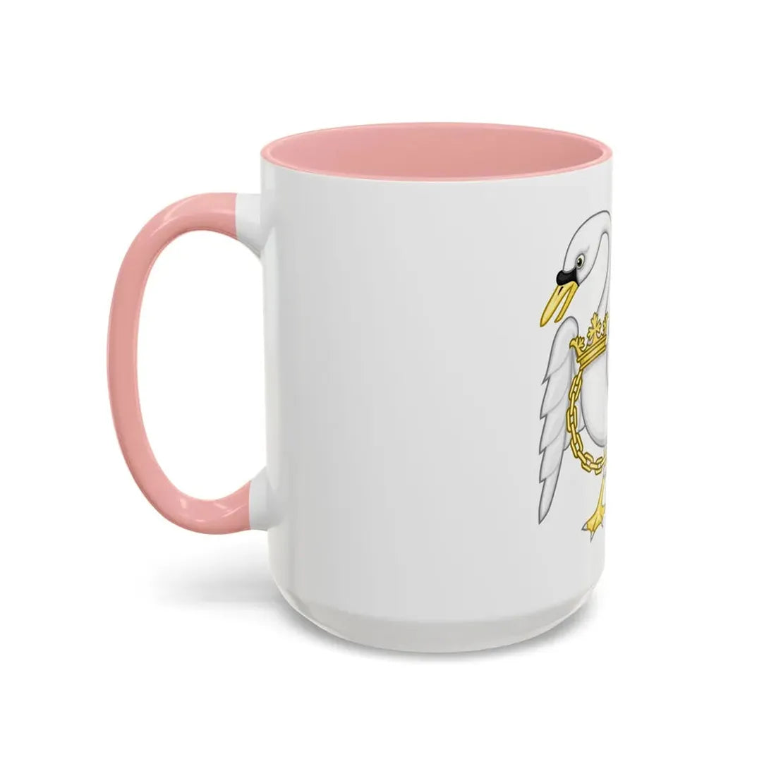 Swan Badge of Henry IV & V - Accent Coffee Mug - Go Mug Yourself