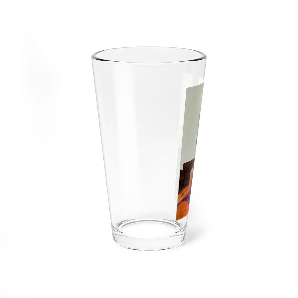 Swap At The Top, Paperback Novel AB1517 Cover (Greenleaf Classics Books, 1970) - Pint Glass 16oz - Go Mug Yourself