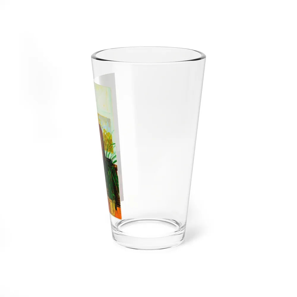 Swap At The Top, Paperback Novel AB1517 Cover (Greenleaf Classics Books, 1970) - Pint Glass 16oz - Go Mug Yourself