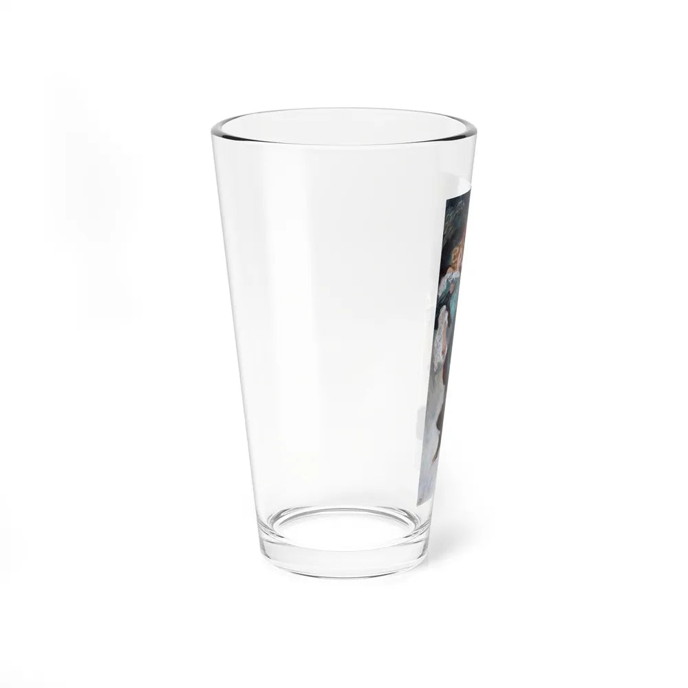 Swashbuckler Carrying Woman, The Saturday Evening Post interior illustration (Magazine Illustration) Pint Glass 16oz - Go Mug Yourself
