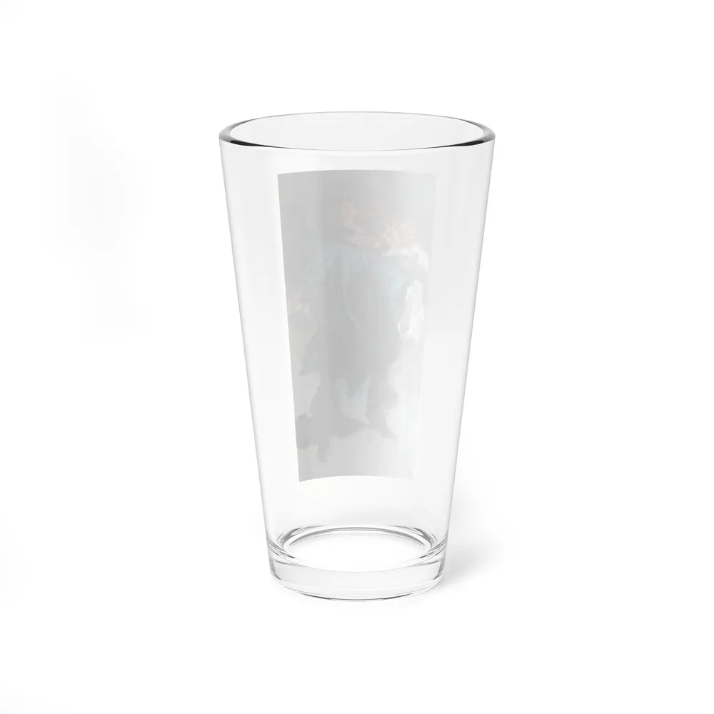 Swashbuckler Carrying Woman, The Saturday Evening Post interior illustration (Magazine Illustration) Pint Glass 16oz - Go Mug Yourself