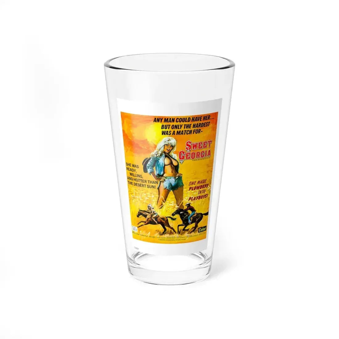SWEET GEORGIA 1972 Movie Poster - Pint Glass 16oz 16oz - Go Mug Yourself