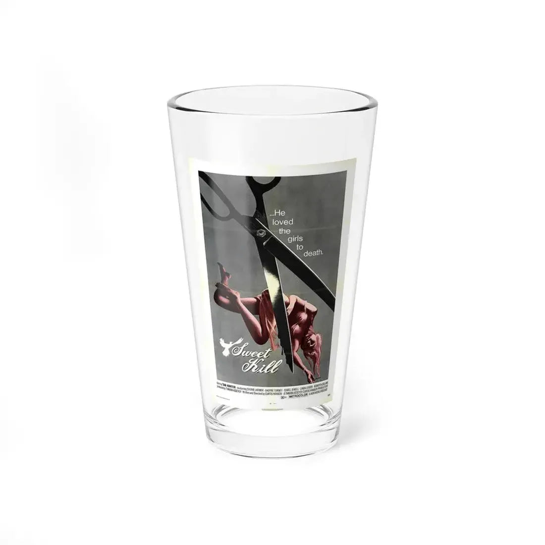 SWEET KILL 1972 Movie Poster - Pint Glass 16oz 16oz - Go Mug Yourself