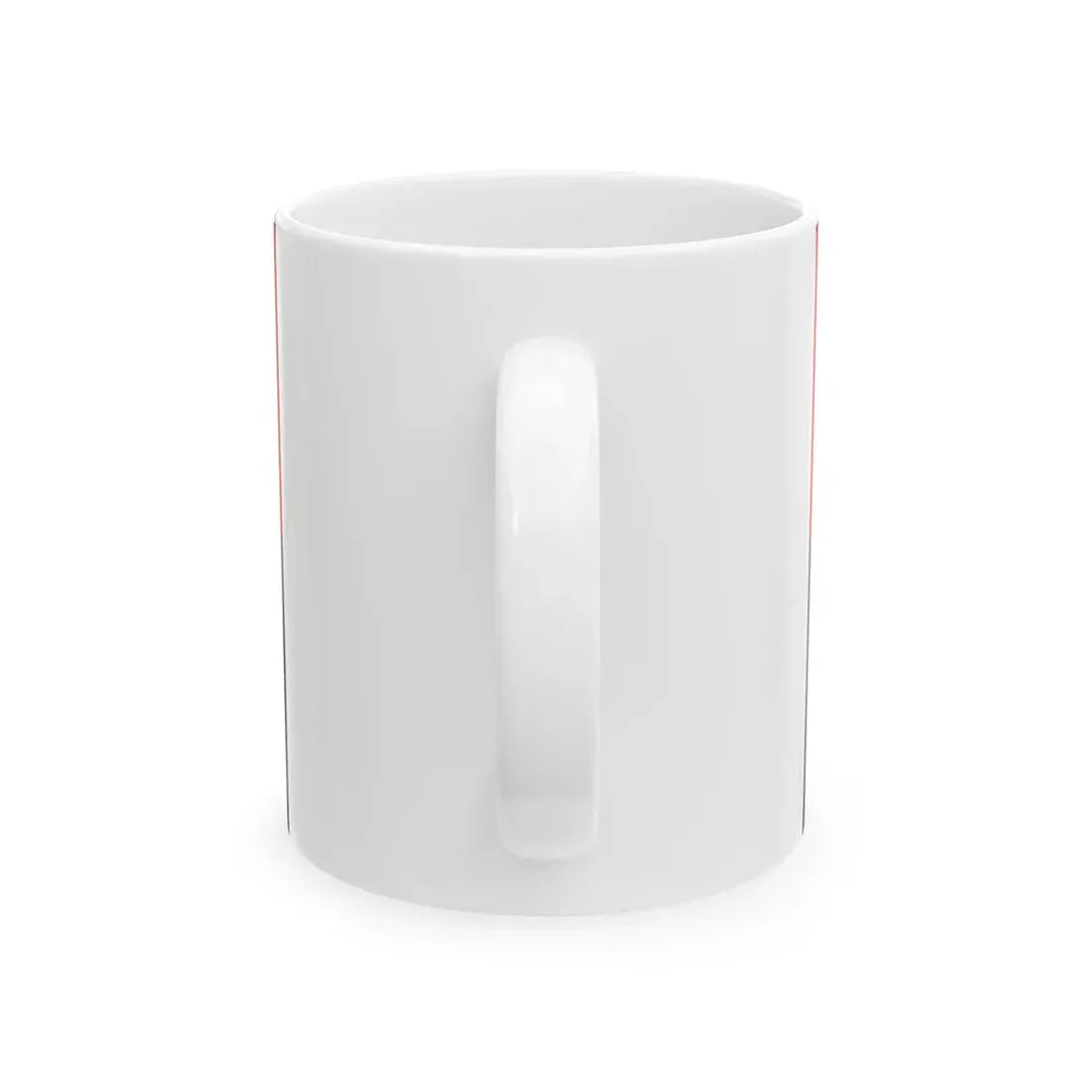 Szekely flag red and black version (Oman) White Coffee Mug - Go Mug Yourself