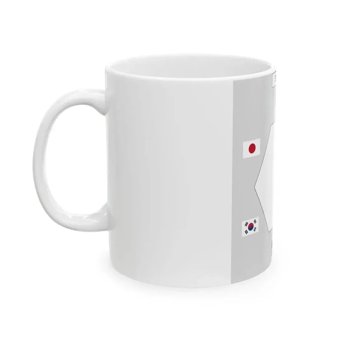 Table layout of Six-Party Talks (China) White Coffee Mug - Go Mug Yourself