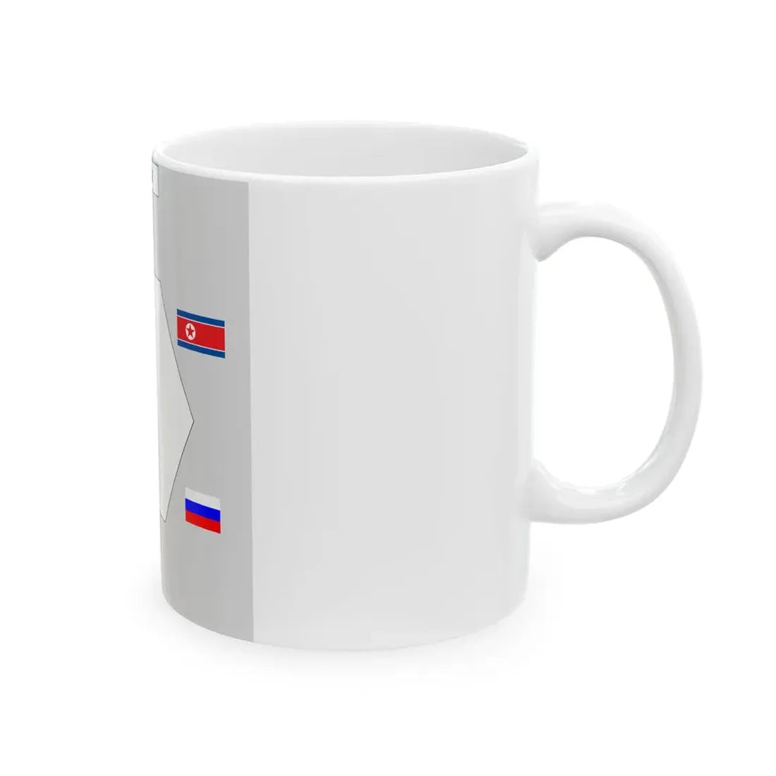Table layout of Six-Party Talks (China) White Coffee Mug - Go Mug Yourself
