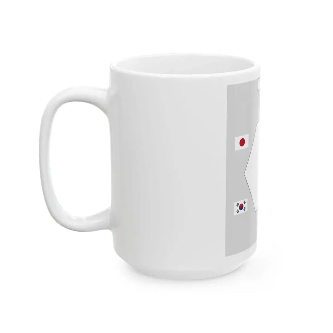 Table layout of Six-Party Talks (China) White Coffee Mug - Go Mug Yourself