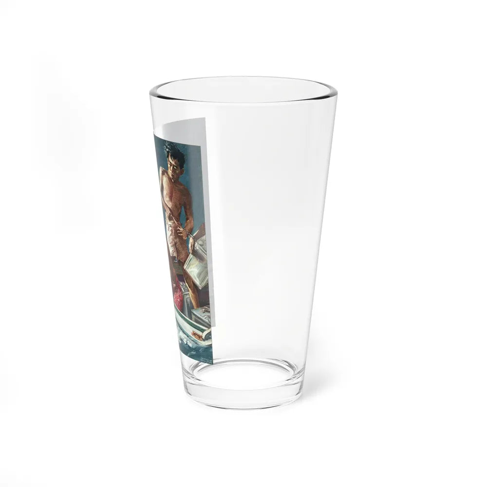 Taboo in Samoa, Collier's Illustration, October 26, 1940 (Magazine Illustration) Pint Glass 16oz - Go Mug Yourself