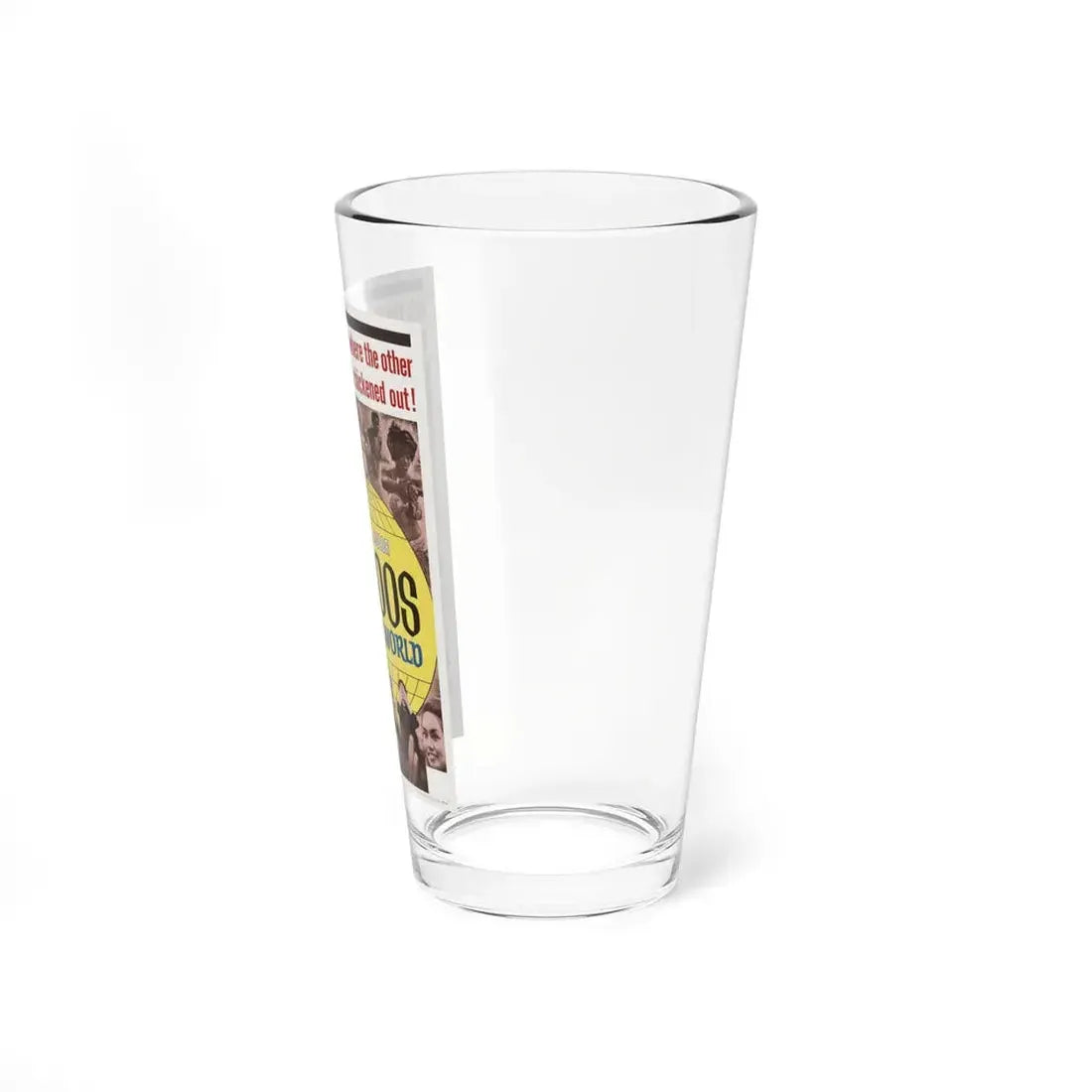 TABOOS OF THE WORLD 1963 Movie Poster - Pint Glass 16oz - Go Mug Yourself