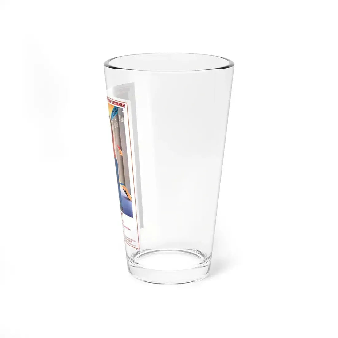 TAG THE ASSASSINATION GAME (EVERYBODY GETS IT IN THE END) 1982 Movie Poster - Pint Glass 16oz - Go Mug Yourself