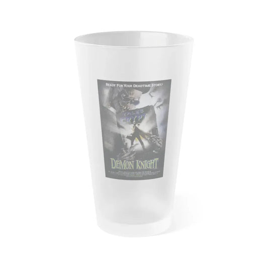 TALES FROM THE CRYPT PRESENTS DEMON KNIGHT 1995 Movie Poster - Frosted Pint Glass 16oz Default Title - Go Mug Yourself