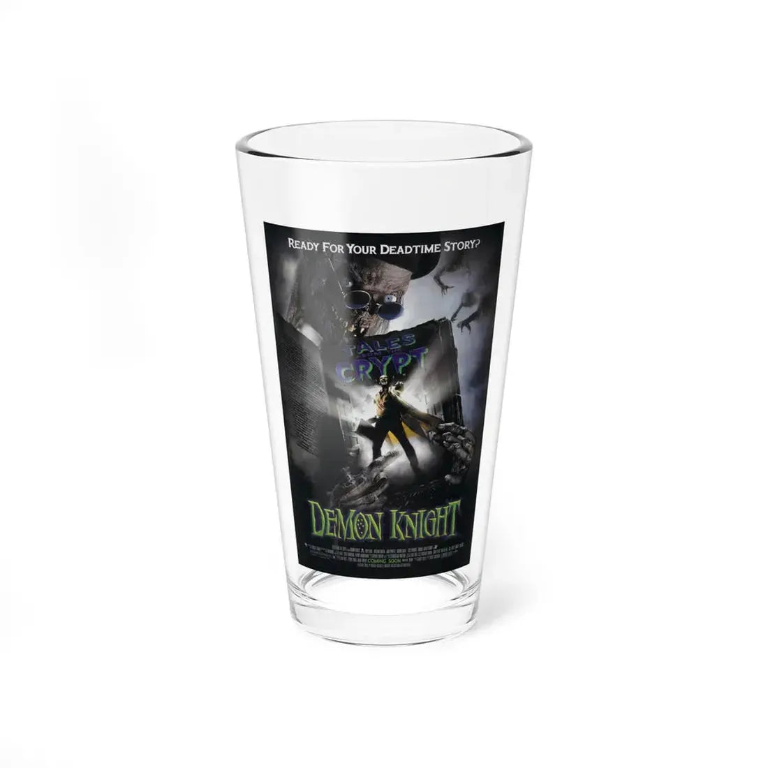 TALES FROM THE CRYPT PRESENTS DEMON KNIGHT 1995 Movie Poster - Pint Glass 16oz 16oz - Go Mug Yourself