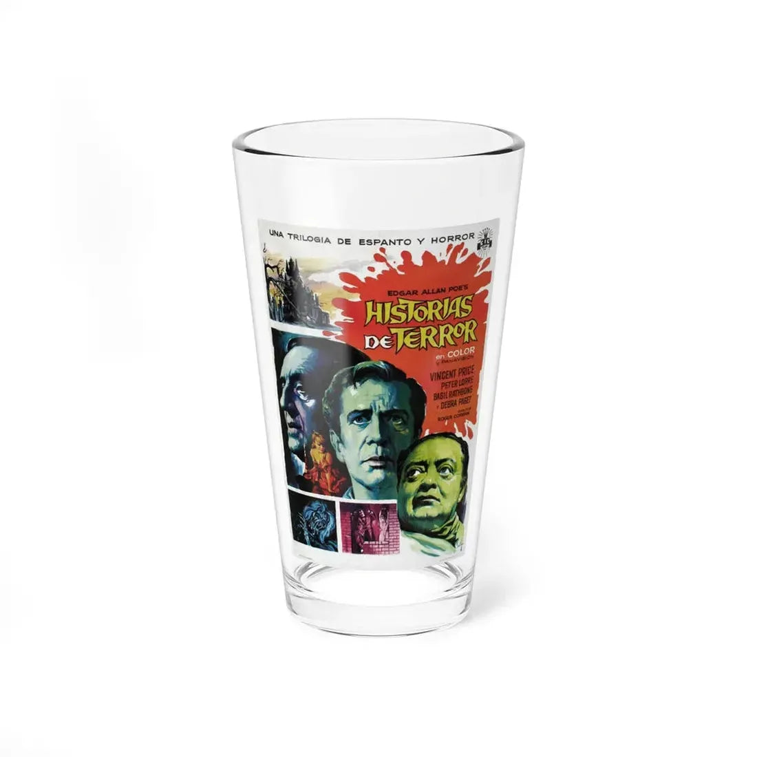 TALES OF TERROR (3) 1962 Movie Poster - Pint Glass 16oz 16oz - Go Mug Yourself
