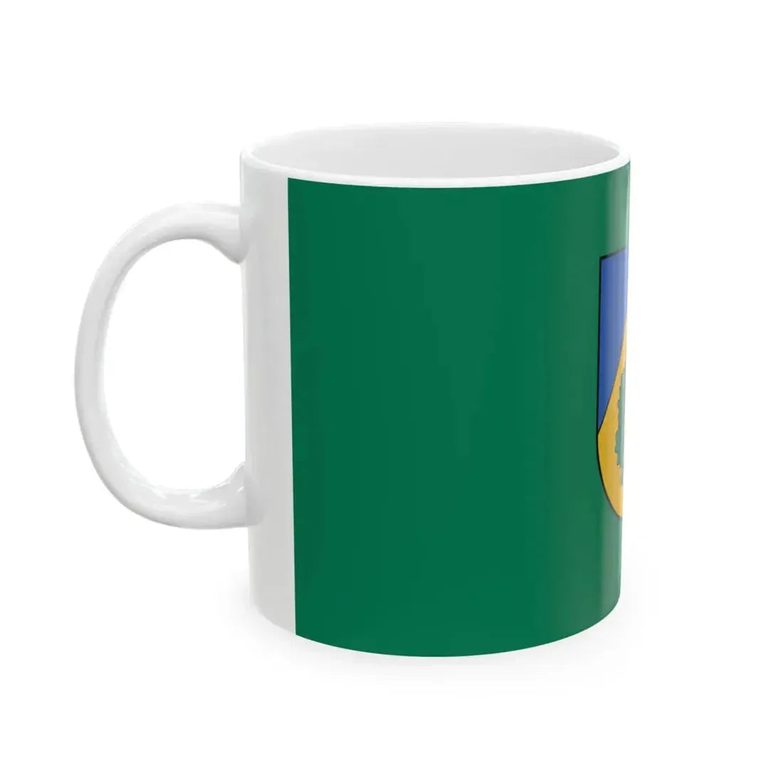 Talsu novada karogs (Latvia) White Coffee Mug - Go Mug Yourself