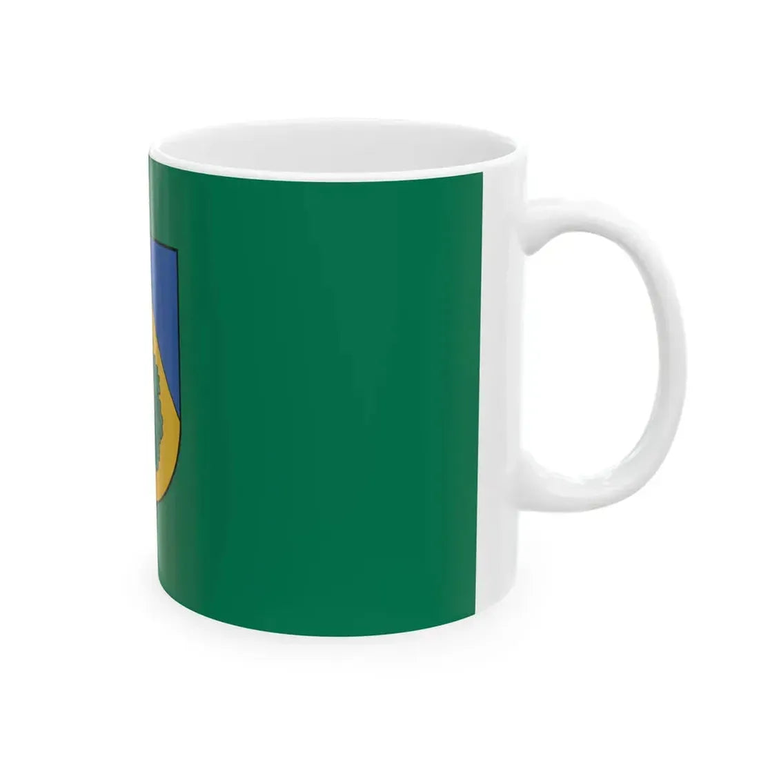 Talsu novada karogs (Latvia) White Coffee Mug - Go Mug Yourself