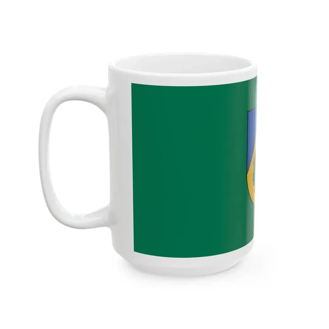 Talsu novada karogs (Latvia) White Coffee Mug - Go Mug Yourself