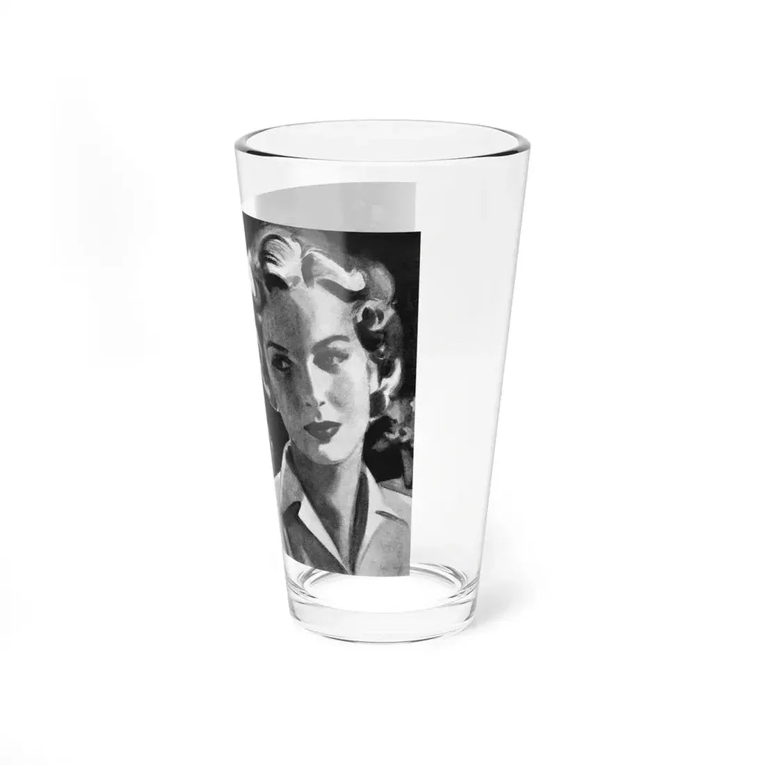 Tangle In Sunshine by Rosalind Brett (1), Woman And Home magazine, 1957 (Magazine Illustration) Pint Glass 16oz - Go Mug Yourself