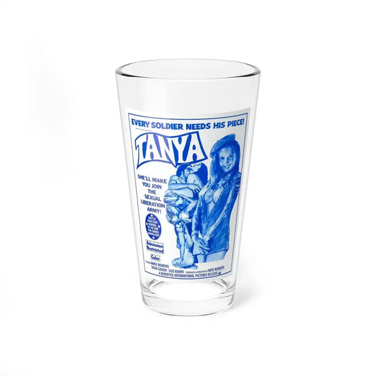 TANYA 1976 Movie Poster - Pint Glass 16oz 16oz - Go Mug Yourself