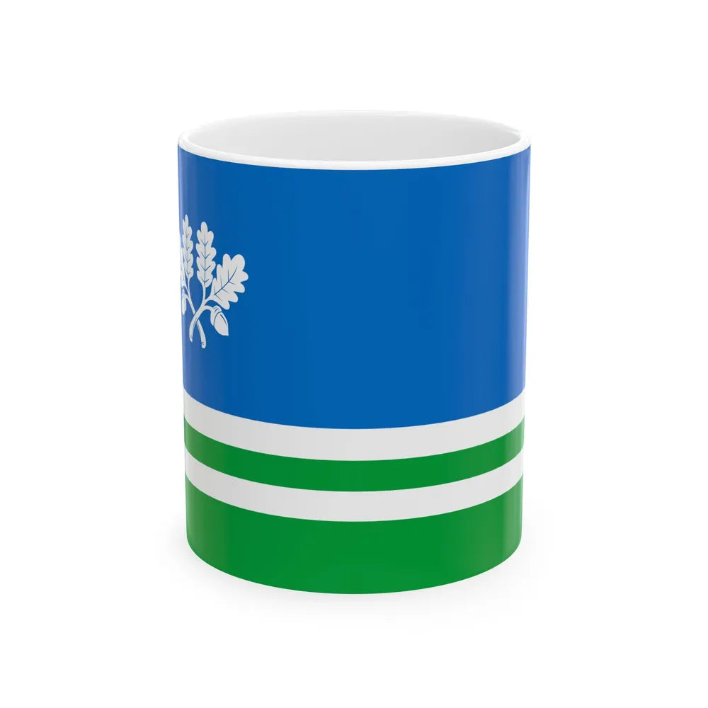 Tapa valla lipp (Estonia) White Coffee Mug 11oz - Go Mug Yourself
