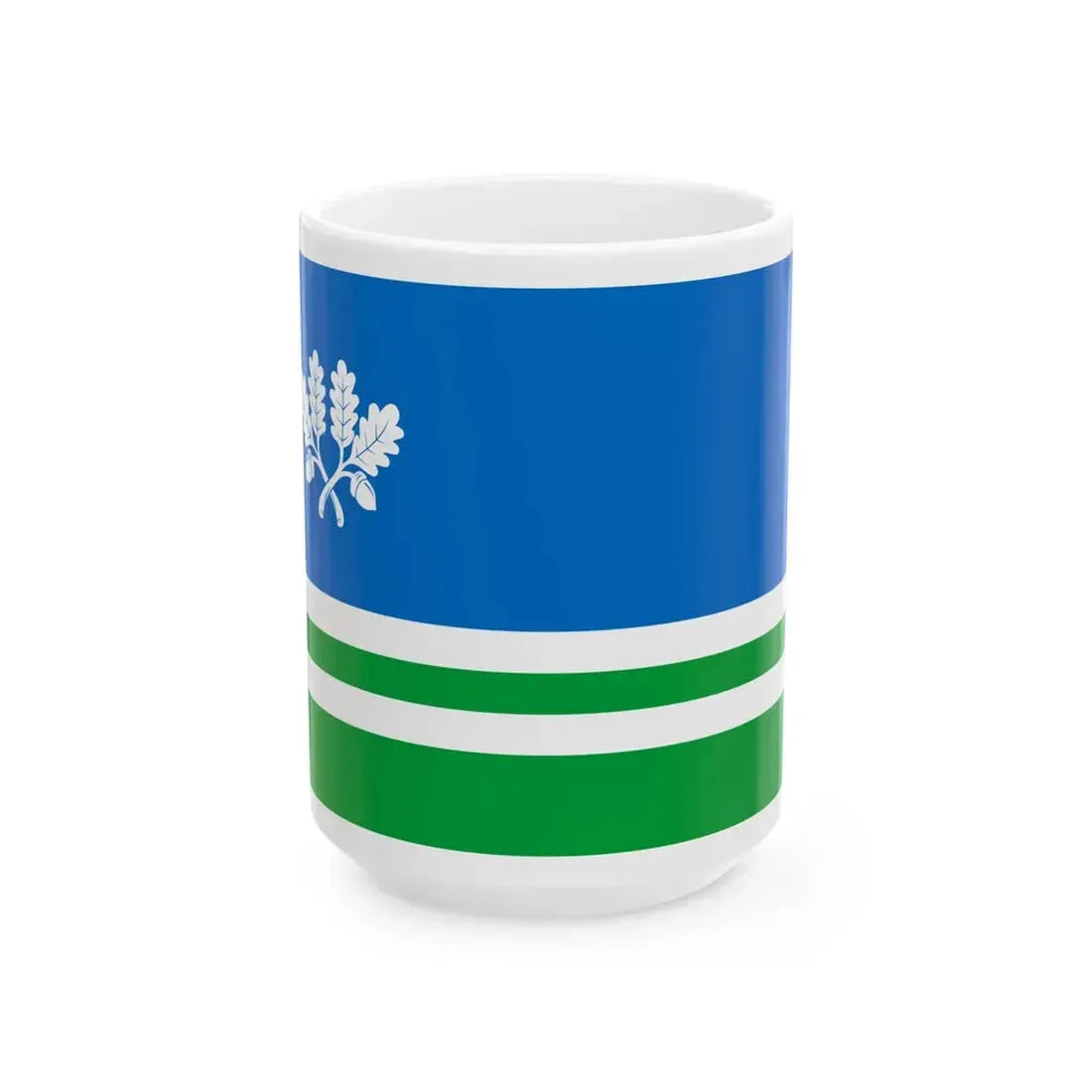 Tapa valla lipp (Estonia) White Coffee Mug 15oz - Go Mug Yourself