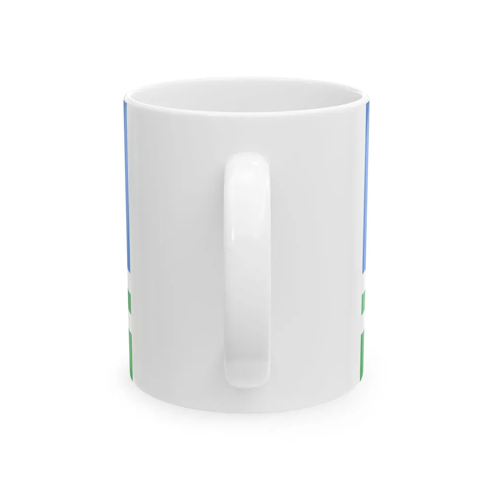 Tapa valla lipp (Estonia) White Coffee Mug - Go Mug Yourself