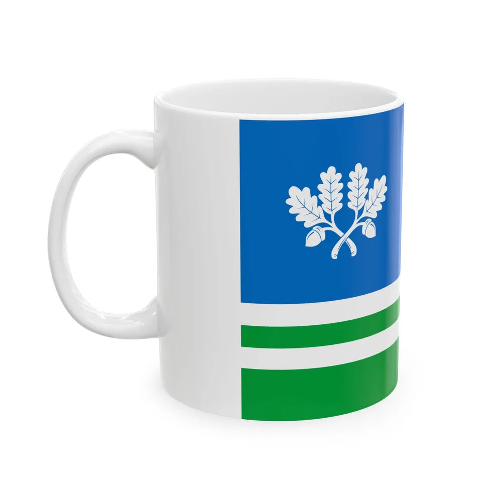 Tapa valla lipp (Estonia) White Coffee Mug - Go Mug Yourself