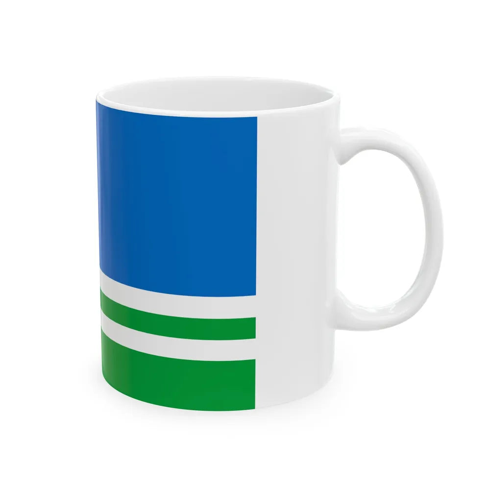 Tapa valla lipp (Estonia) White Coffee Mug - Go Mug Yourself