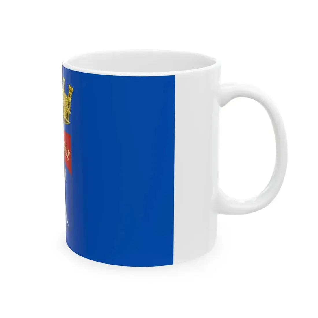 Taranto-Bandiera (Italy) White Coffee Mug - Go Mug Yourself