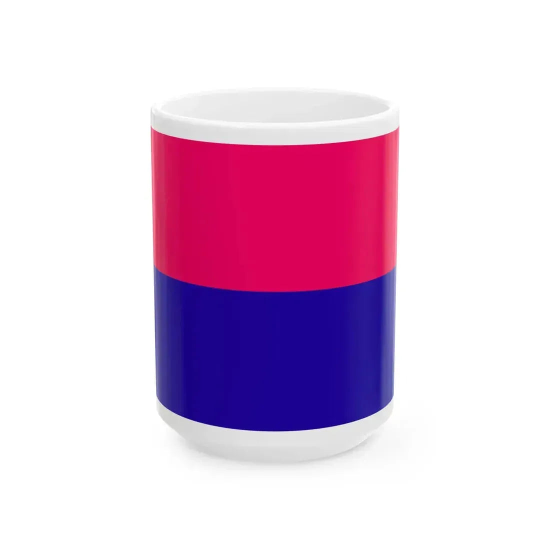 Tarquinia flag (Italy) White Coffee Mug 15oz - Go Mug Yourself