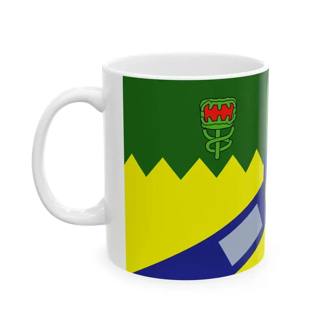 Tasmania Launceston City Flag (Australia) White Coffee Mug - Go Mug Yourself