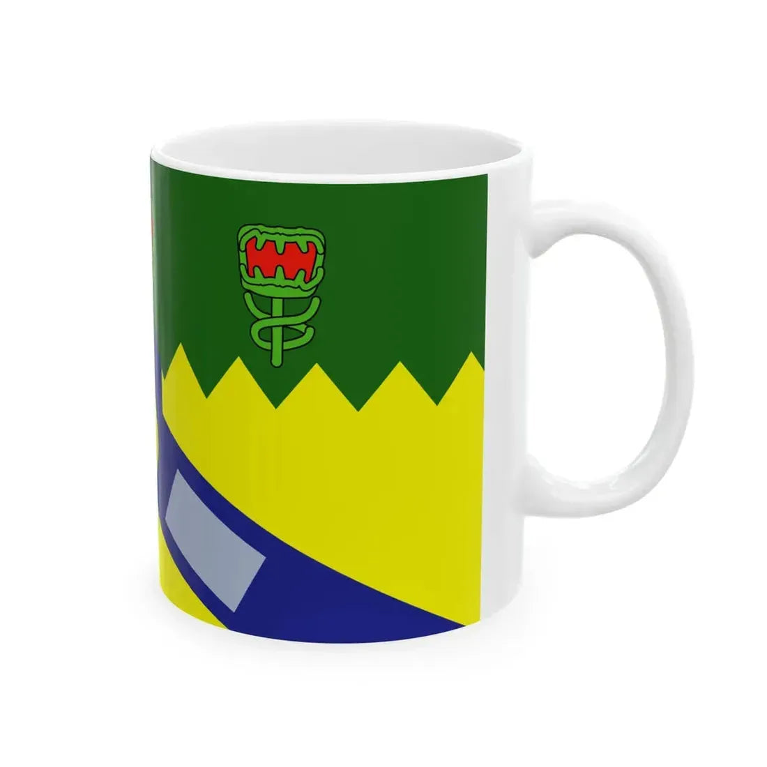 Tasmania Launceston City Flag (Australia) White Coffee Mug - Go Mug Yourself