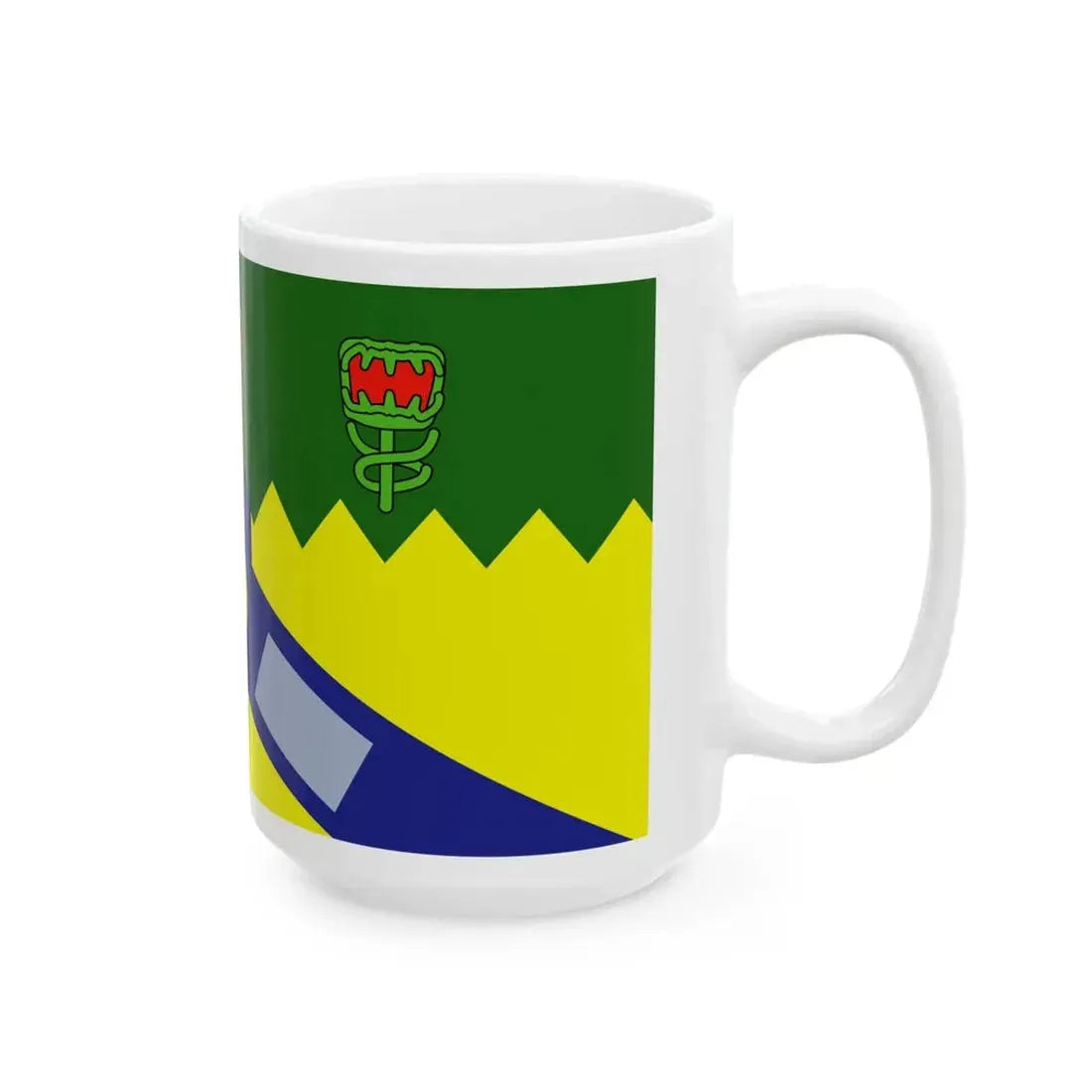 Tasmania Launceston City Flag (Australia) White Coffee Mug - Go Mug Yourself
