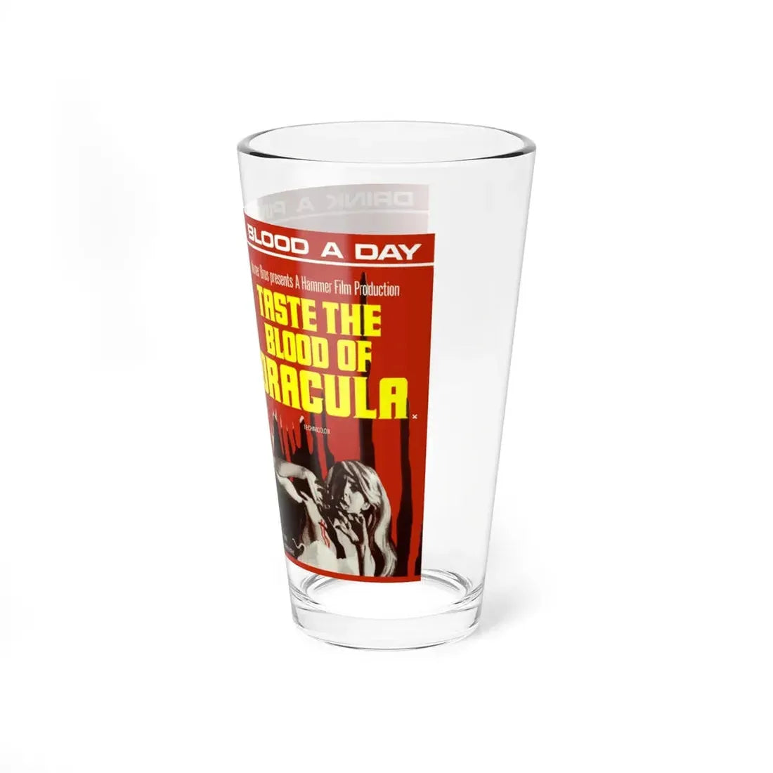 TASTE THE BLOOD OF DRACULA 1970 Movie Poster - Pint Glass 16oz - Go Mug Yourself