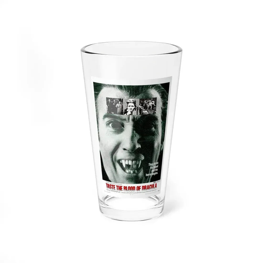TASTE THE BLOOD OF DRACULA (2) 1970 Movie Poster - Pint Glass 16oz 16oz - Go Mug Yourself