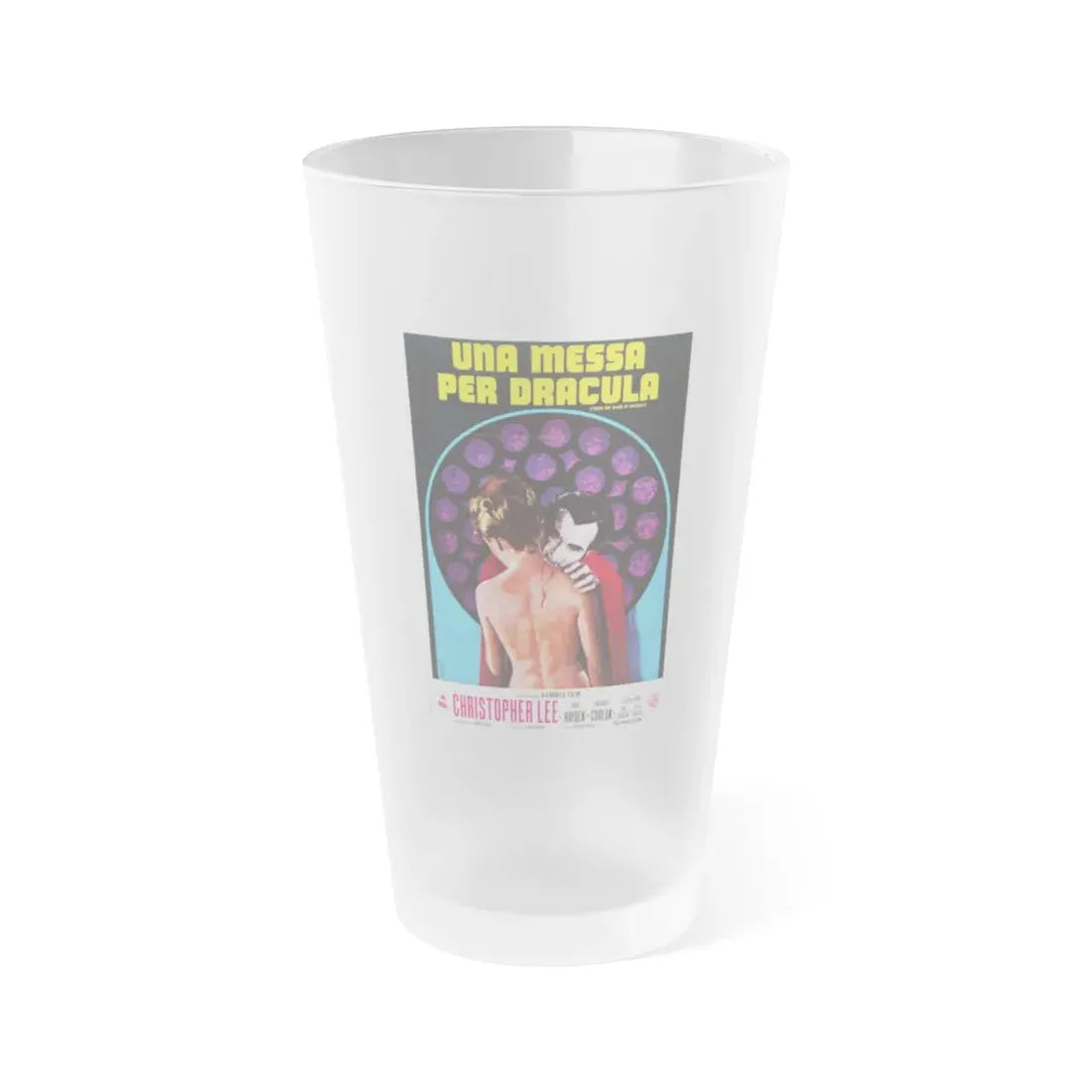 TASTE THE BLOOD OF DRACULA (3) 1970 Movie Poster - Frosted Pint Glass 16oz Default Title - Go Mug Yourself