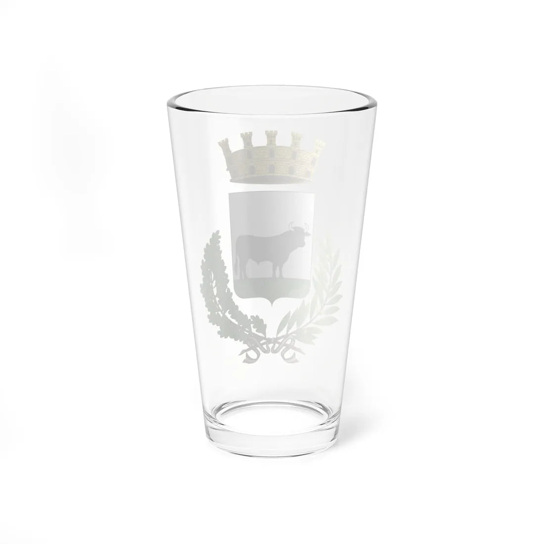 Taurisano-Stemma (Italy) (Coat of Arms) Pint Glass 16oz - Go Mug Yourself