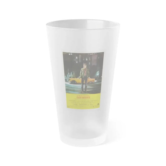 TAXI DRIVER 1976 Movie Poster - Frosted Pint Glass 16oz Default Title - Go Mug Yourself