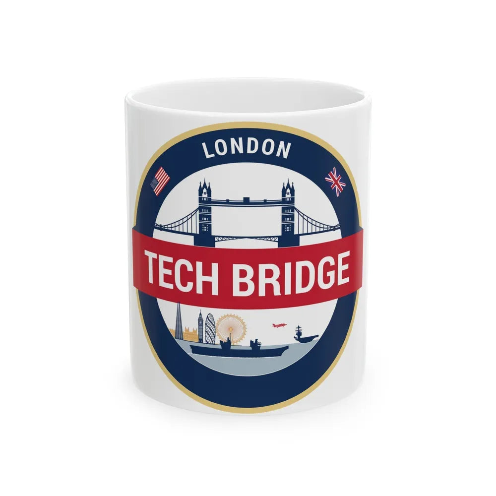 Tech Bridge London (U.S. Navy) White Coffee Mug-11oz-Go Mug Yourself
