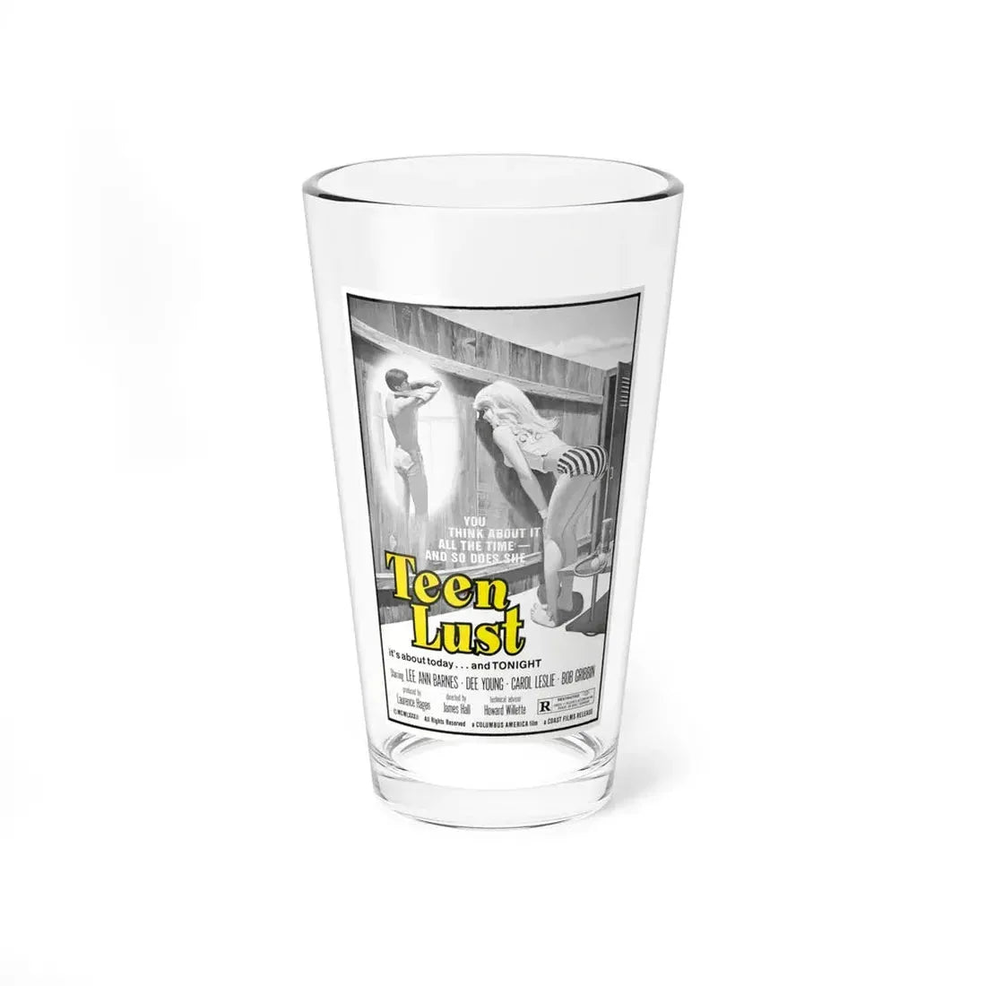 TEEN LUST (HIGH SCHOOL TEASERS) 1978 Movie Poster - Pint Glass 16oz 16oz - Go Mug Yourself