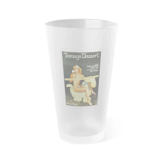 TEENAGE DESSERT 1976 Movie Poster - Frosted Pint Glass 16oz Default Title - Go Mug Yourself