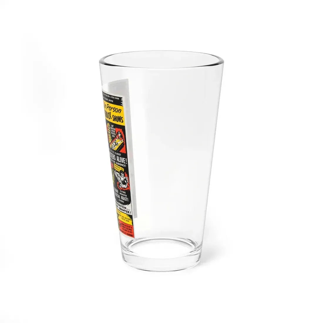 TEENAGE FRANKENSTEIN + DRACULAS DAUGHTER 1936 Movie Poster - Pint Glass 16oz - Go Mug Yourself