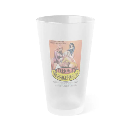 TEENAGE MASSAGE PARLOR 1976 Movie Poster - Frosted Pint Glass 16oz Default Title - Go Mug Yourself