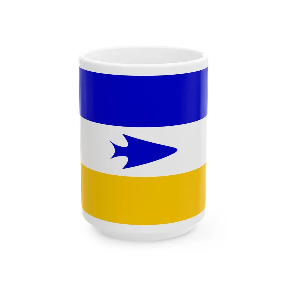 Tehuelche flag (Chile) White Coffee Mug 15oz - Go Mug Yourself