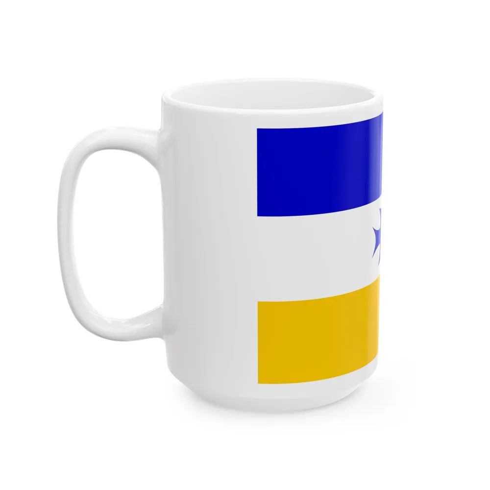 Tehuelche flag (Chile) White Coffee Mug - Go Mug Yourself