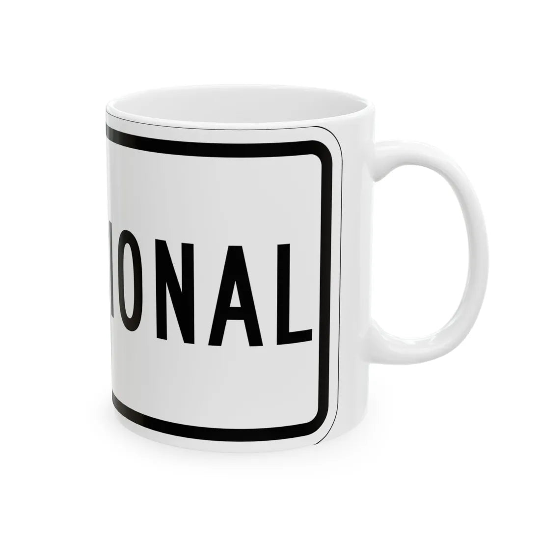 Temporary plate es (Puerto Rico) (Road Sign) White Coffee Mug - Go Mug Yourself