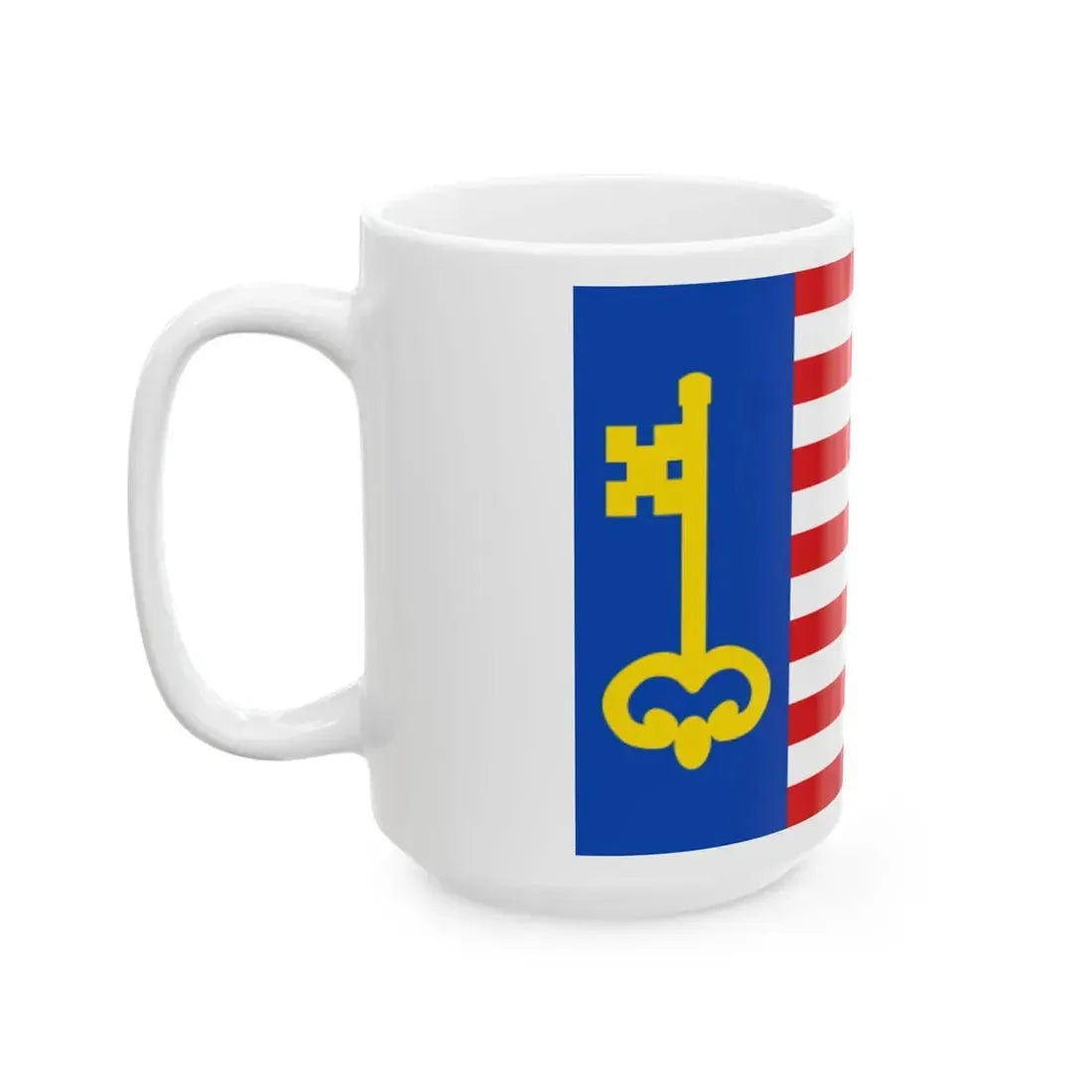 Temse vlag 1971 (Belgium) White Coffee Mug - Go Mug Yourself