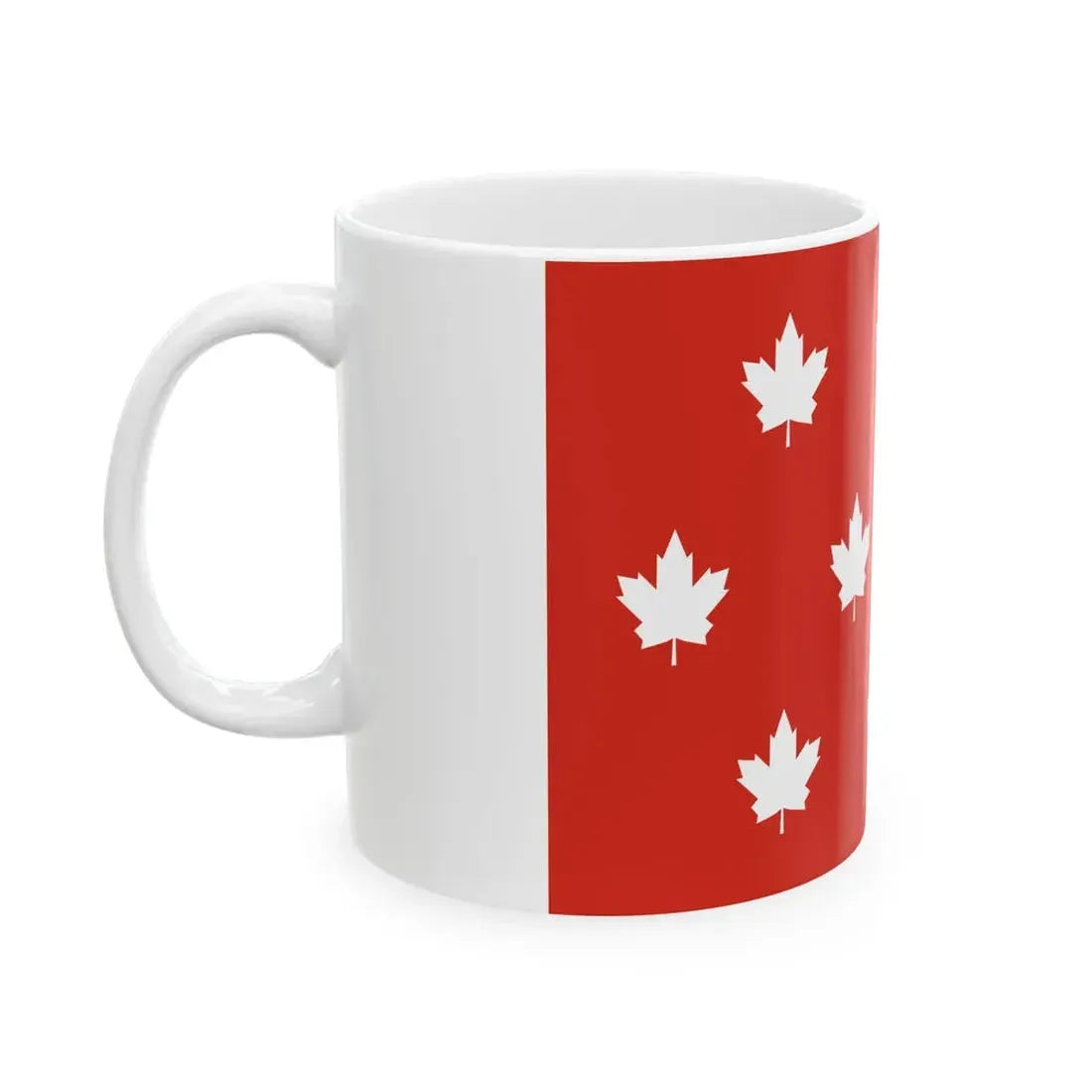 Ten Leaves Flag Proposal (Canada) White Coffee Mug - Go Mug Yourself
